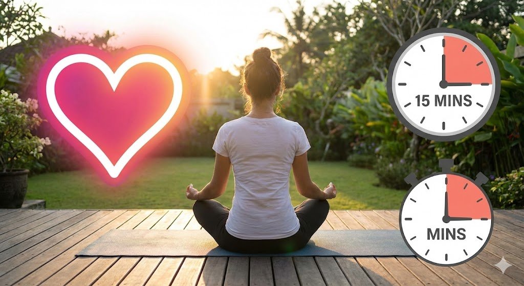 Just 15 Minutes of Yoga Can Keep Heart Disease at Bay